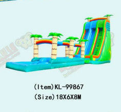 Slide Inflatable yang Berwarna-warni dan Bersemangat untuk Anak-anak Pengalaman Slide yang Menyenangkan