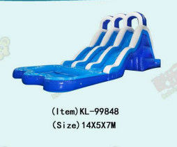 Slide Inflatable yang Berwarna-warni dan Bersemangat untuk Anak-anak Pengalaman Slide yang Menyenangkan