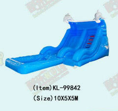Slide Inflatable yang Berwarna-warni dan Bersemangat untuk Anak-anak Pengalaman Slide yang Menyenangkan