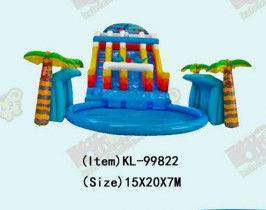 Aldult Outdoor Rental Inflatable Slide Air Besar Dengan Bouncy