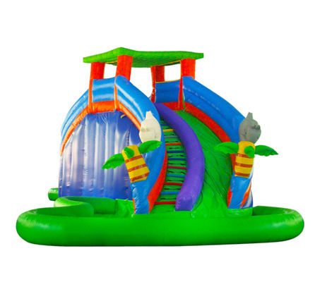 Aldult Outdoor Rental Inflatable Slide Air Besar Dengan Bouncy