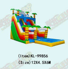 Aldult Outdoor Rental Inflatable Slide Air Besar Dengan Bouncy