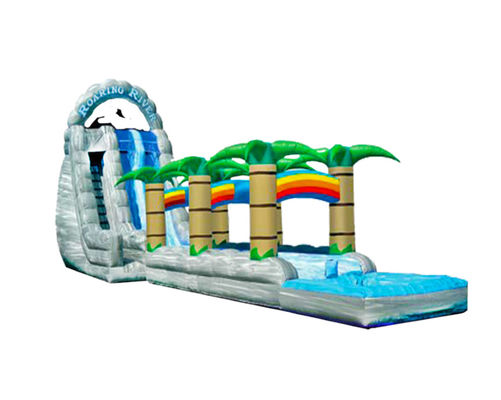 Aldult Outdoor Rental Inflatable Slide Air Besar Dengan Bouncy