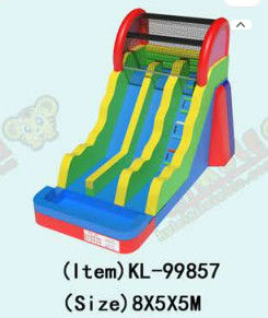 Anak-anak Taman Hiburan Giraffe Animals Slide Untuk Sewa