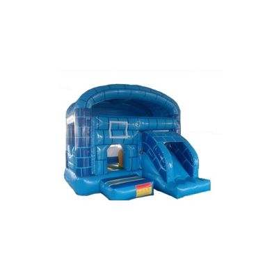 Small Bouncy Castle Blue Great Wall anak-anak taman hiburan kembung