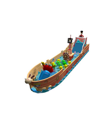 Taman Hiburan Anak-anak Kapal Bajak Laut Inflatable Taman bermain anak-anak