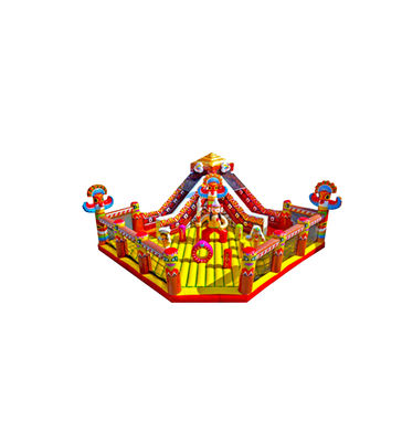 Anak-anak Taman Hiburan Karnaval Inflatable Playground Slide Untuk Sewa