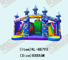 Disesuaikan IP Warna Anak Taman Hiburan Inflatable Slide Bouncy