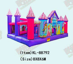 Disesuaikan IP Warna Anak Taman Hiburan Inflatable Slide Bouncy