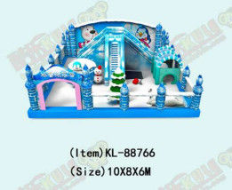 Disesuaikan IP Warna Anak Taman Hiburan Inflatable Slide Bouncy