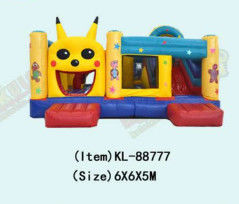 Disesuaikan IP Warna Anak Taman Hiburan Inflatable Slide Bouncy