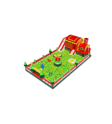 Disesuaikan IP Warna Anak Taman Hiburan Inflatable Slide Bouncy