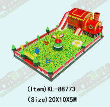 Disesuaikan IP Warna Anak Taman Hiburan Inflatable Slide Bouncy