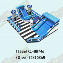 Disesuaikan IP Warna Anak Taman Hiburan Inflatable Slide Bouncy