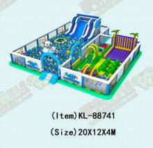 Disesuaikan IP Warna Anak Taman Hiburan Inflatable Slide Bouncy