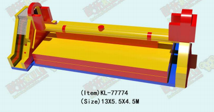 Kuning - Struktur Mainan Tiup Merah Konstruksi Ceria