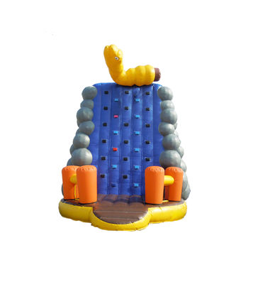 Warna-warni Lucu Dinding Inflatable dengan Caterpillar Rock - Menekuk Petualangan