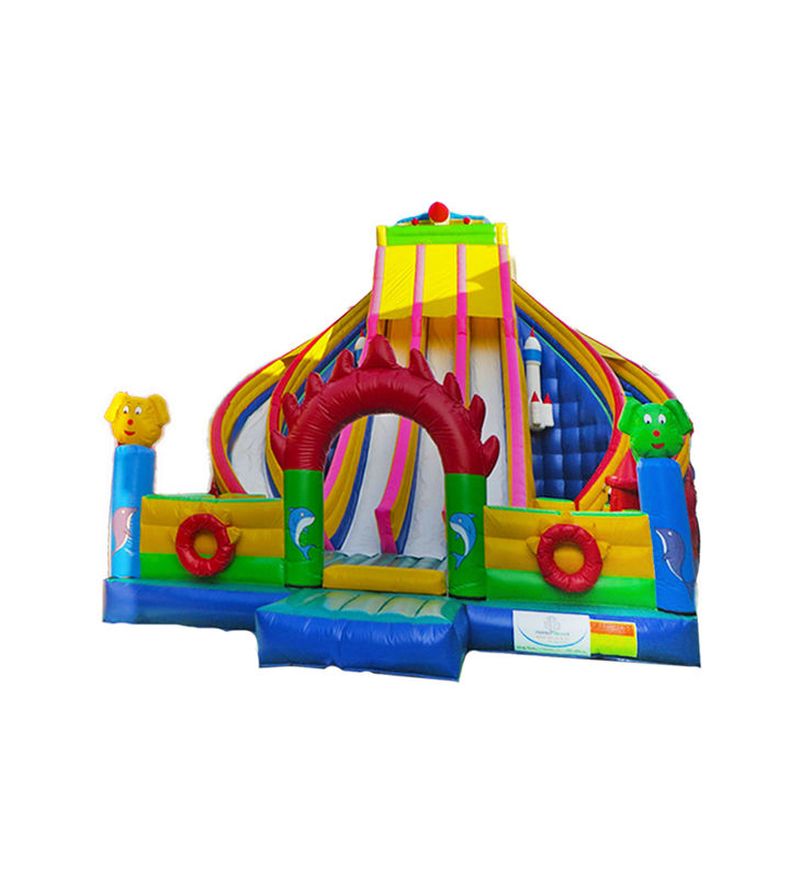 Slide Inflatable Besar dan Berwarna untuk Acara dan Pesta