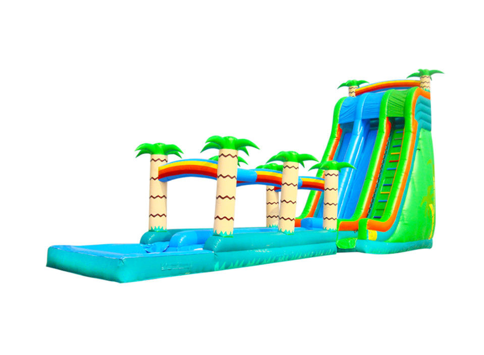 Slide Inflatable yang Berwarna-warni dan Bersemangat untuk Anak-anak Pengalaman Slide yang Menyenangkan