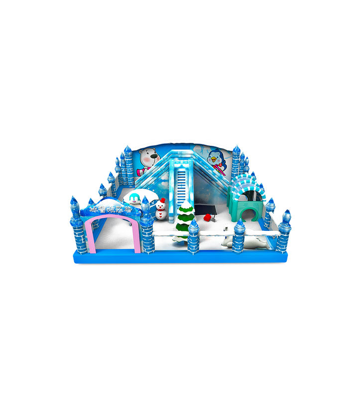 Disesuaikan IP Warna Anak Taman Hiburan Inflatable Slide Bouncy