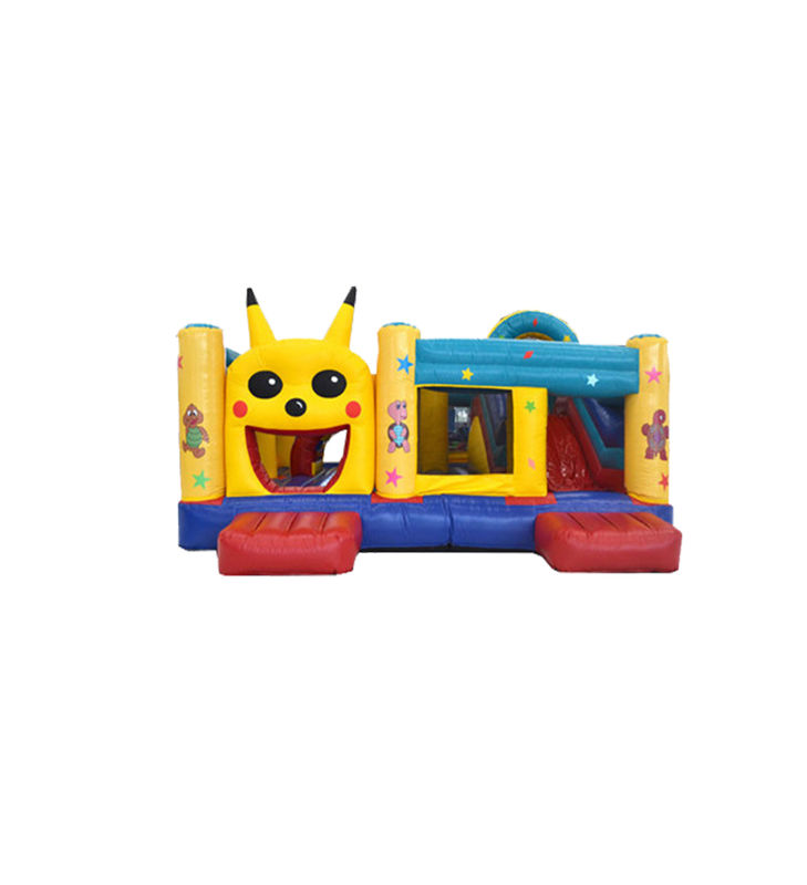 Disesuaikan IP Warna Anak Taman Hiburan Inflatable Slide Bouncy