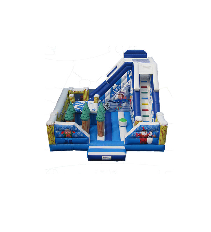 Disesuaikan IP Warna Anak Taman Hiburan Inflatable Slide Bouncy
