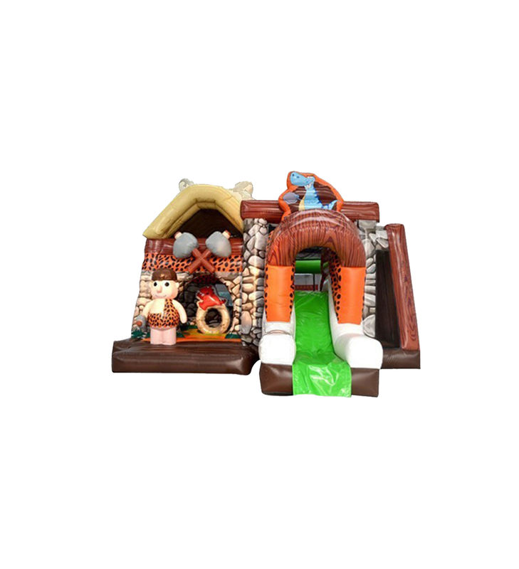 Disesuaikan IP Warna Anak Taman Hiburan Inflatable Slide Bouncy