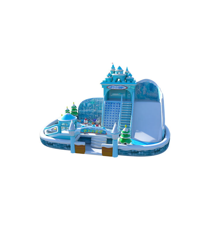Disesuaikan IP Warna Anak Taman Hiburan Inflatable Slide Bouncy