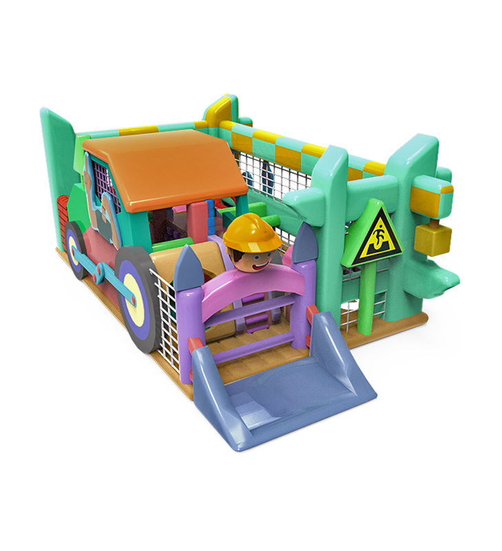 Disesuaikan IP Warna Anak Taman Hiburan Inflatable Slide Bouncy
